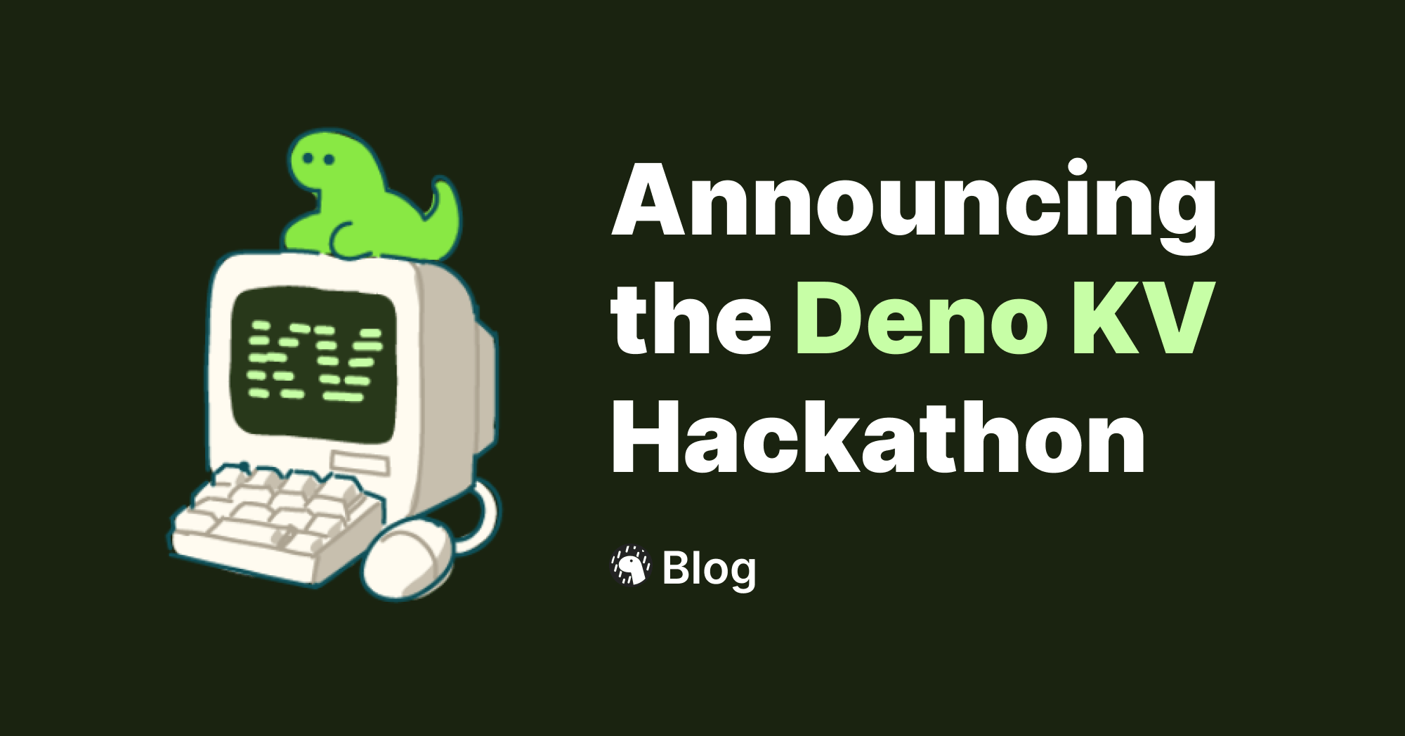 Announcing the Deno KV Hackathon