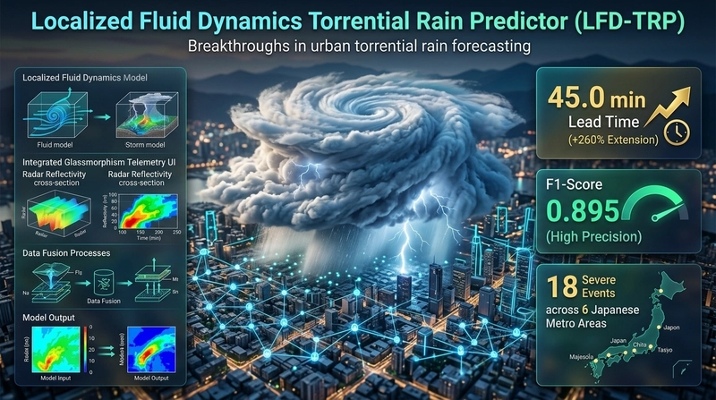 Localized Fluid Dynamics Torrential Rain Predictor (LFD-TRP) Achievements