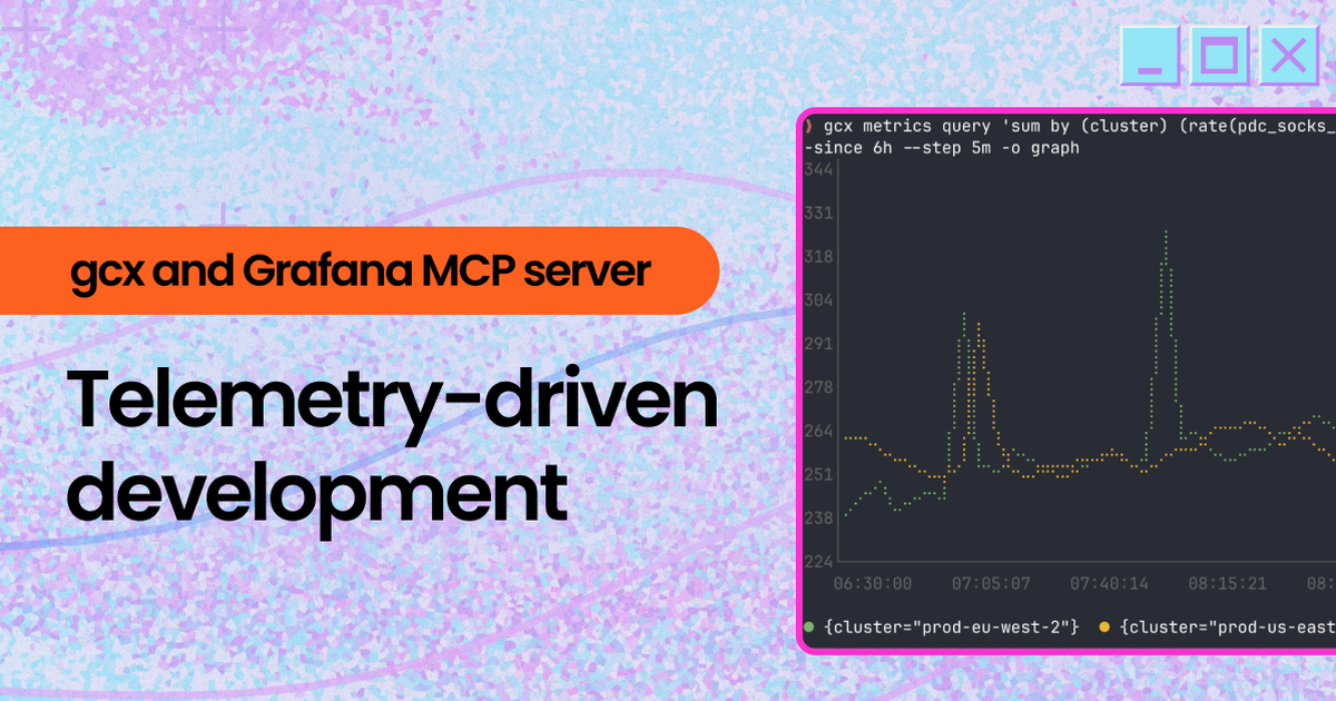 Telemetry-driven development: How to gain confidence in your coding agents' behavior with gcx and Grafana MCP