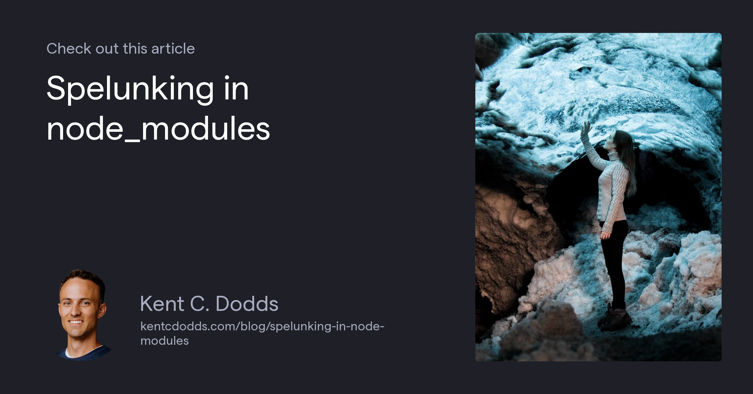 Spelunking in node_modules 👷