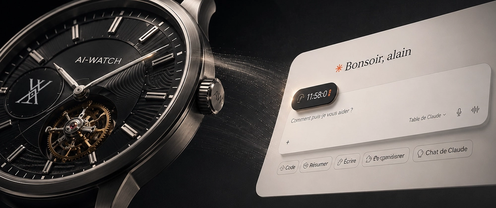Cover image for I gave AI a free watch — because knowing the time isn't the same as having a sense of time (ai-watch.eu)