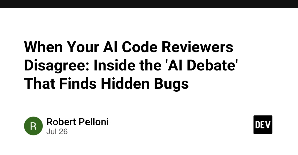 When Your AI Code Reviewers Disagree: Inside the 'AI Debate' That Finds Hidden Bugs