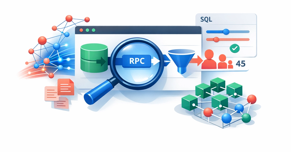 Why I Kept Search Scope Inside a Single Supabase RPC