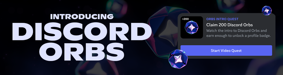 Promotional image for Discord Orbs.