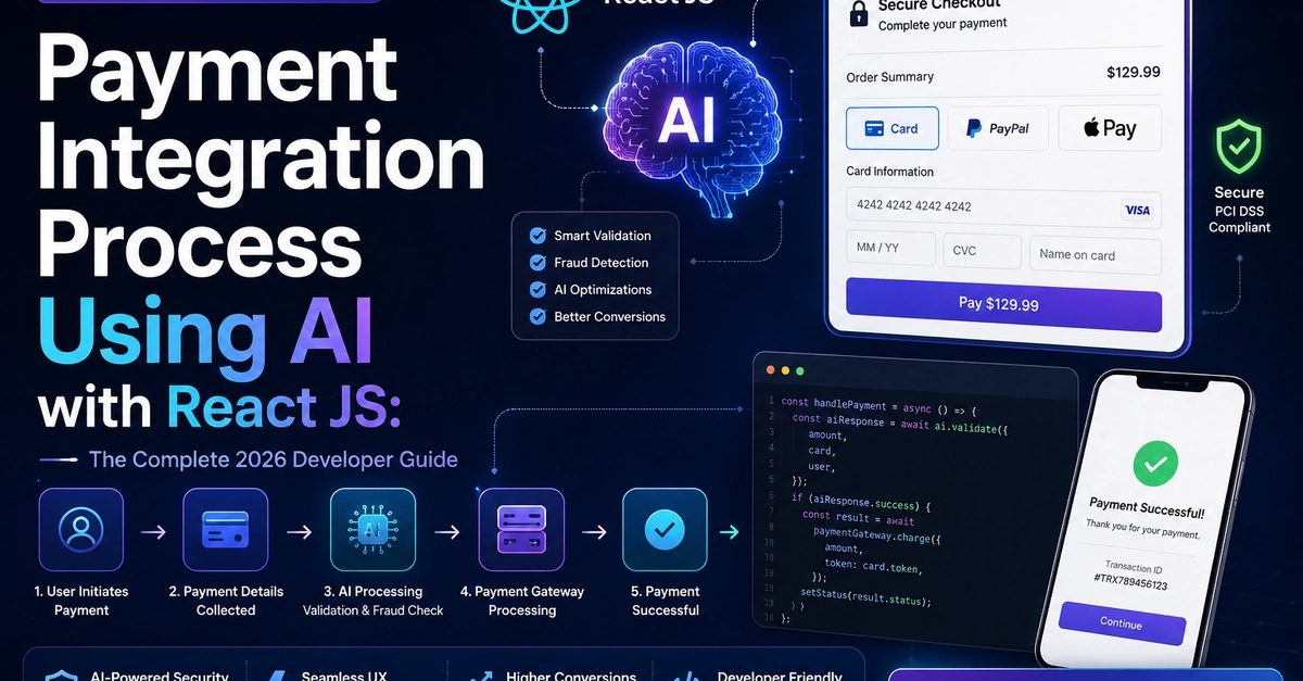 Payment Integration Process Using AI with React JS - DEV.to Guide 2026