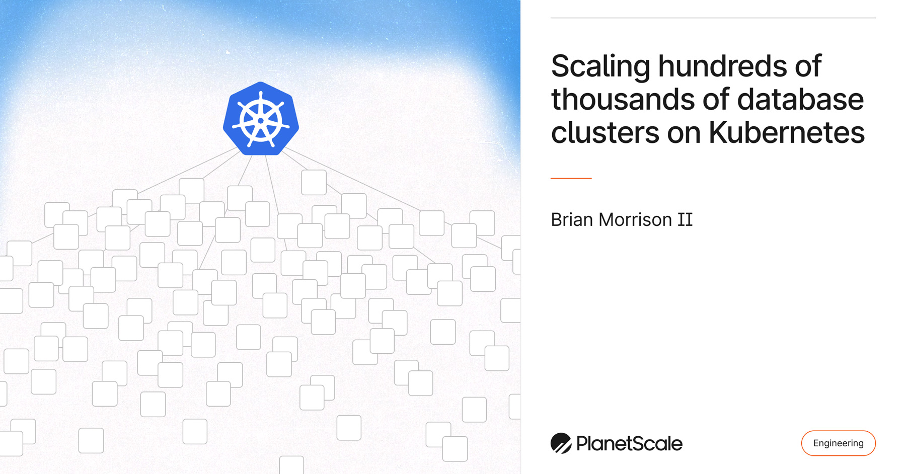 Scaling hundreds of thousands of database clusters on Kubernetes