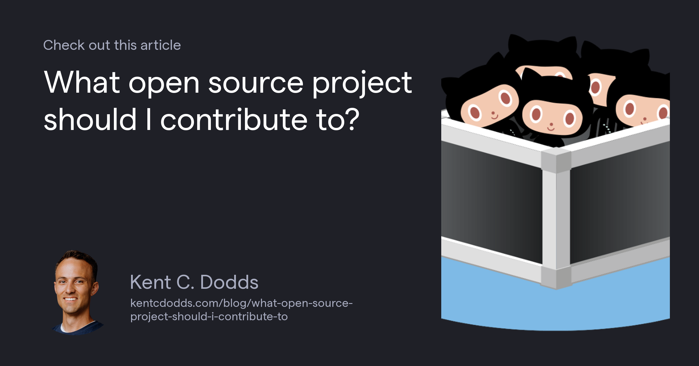What open source project should I contribute to?