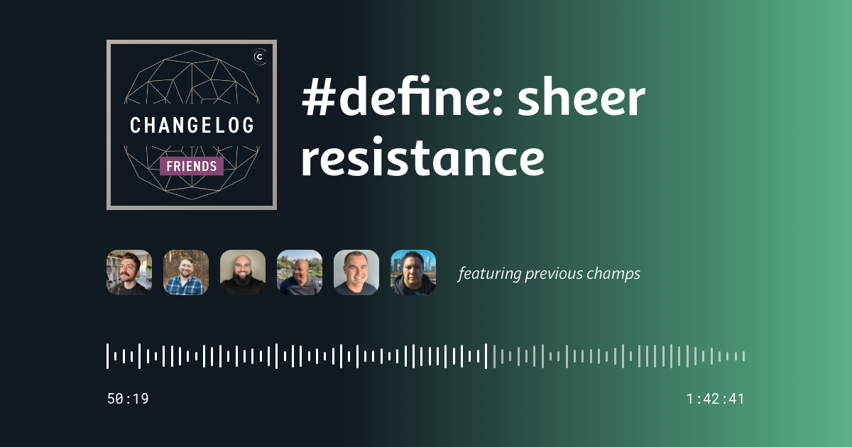 #define: sheer resistance