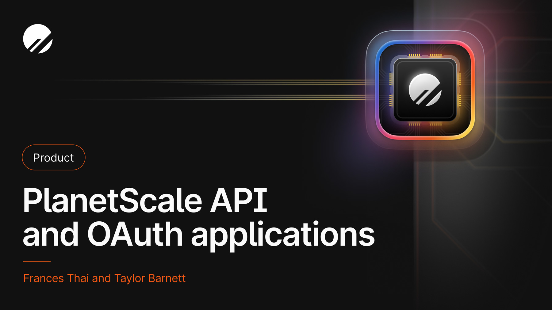 Introducing the PlanetScale API and OAuth applications