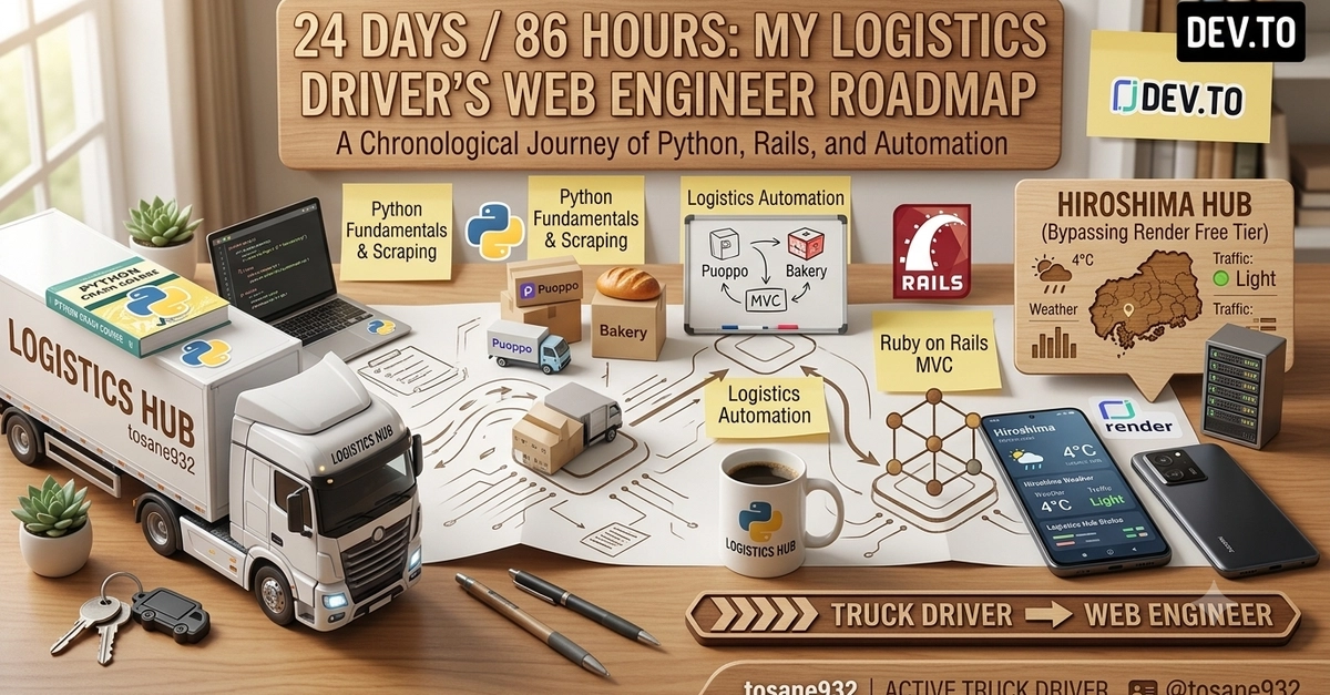 24 Days of Coding: An 86-Hour Roadmap from Truck Driver to Web Engineer