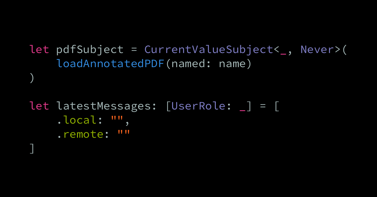 Type placeholders in Swift