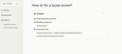Perplexity AI example