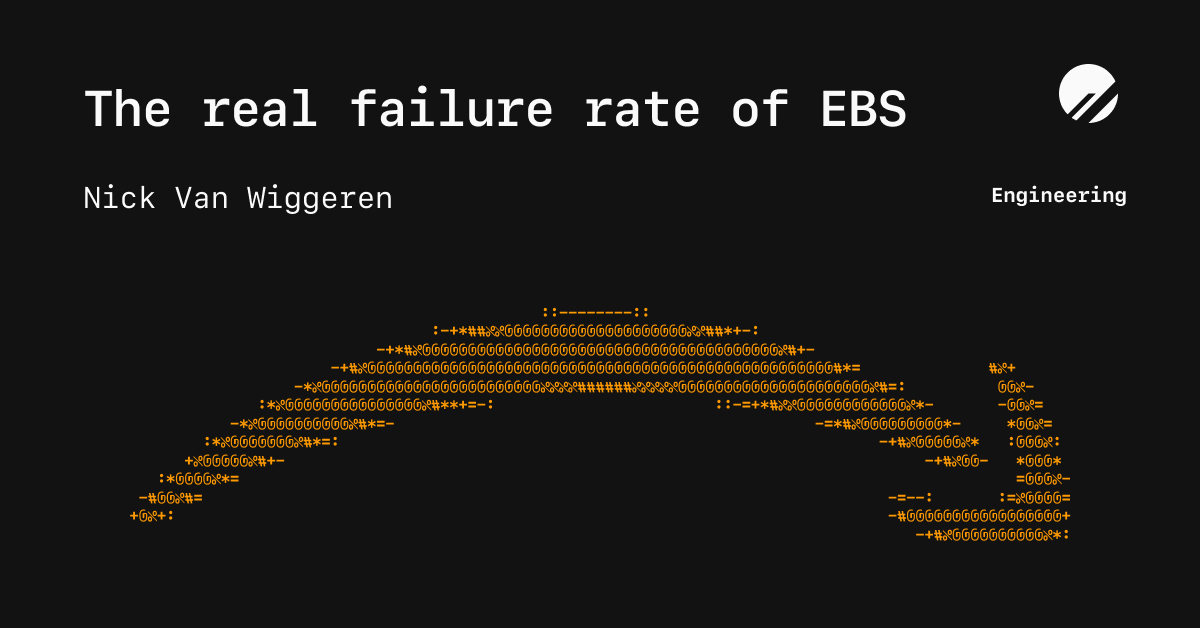 The Real Failure Rate of EBS