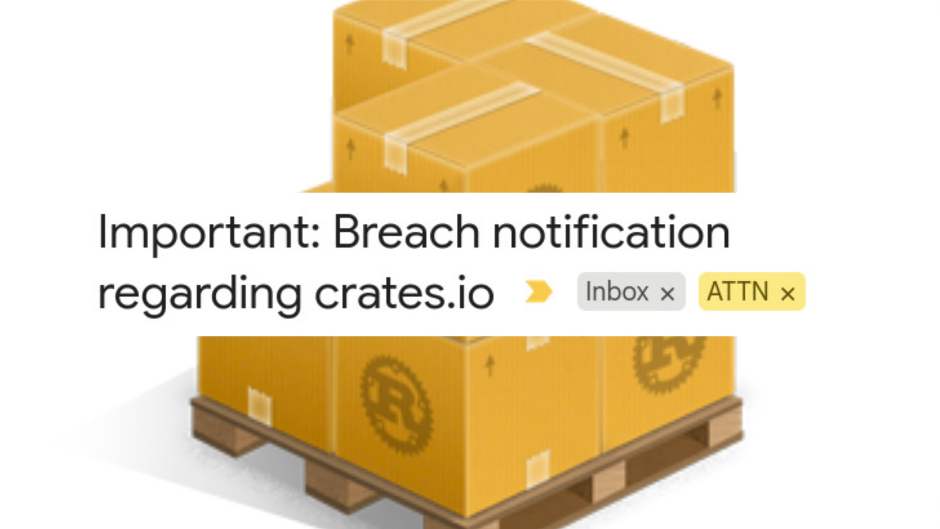 crates.io phishing attempt