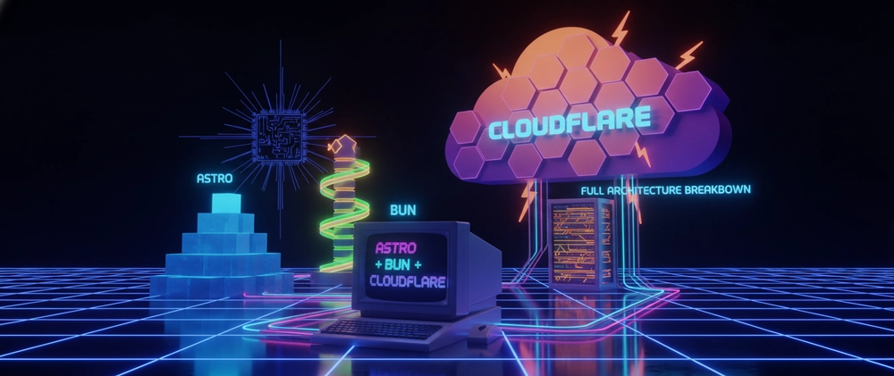 Cover image for I Rebuilt My Personal Site with Astro + Bun + Cloudflare, Here’s the Full Architecture Breakdown