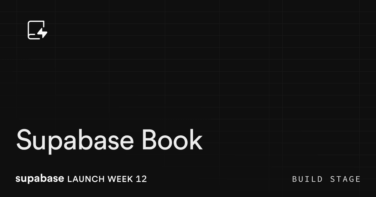 The Supabase Book by David Lorenz