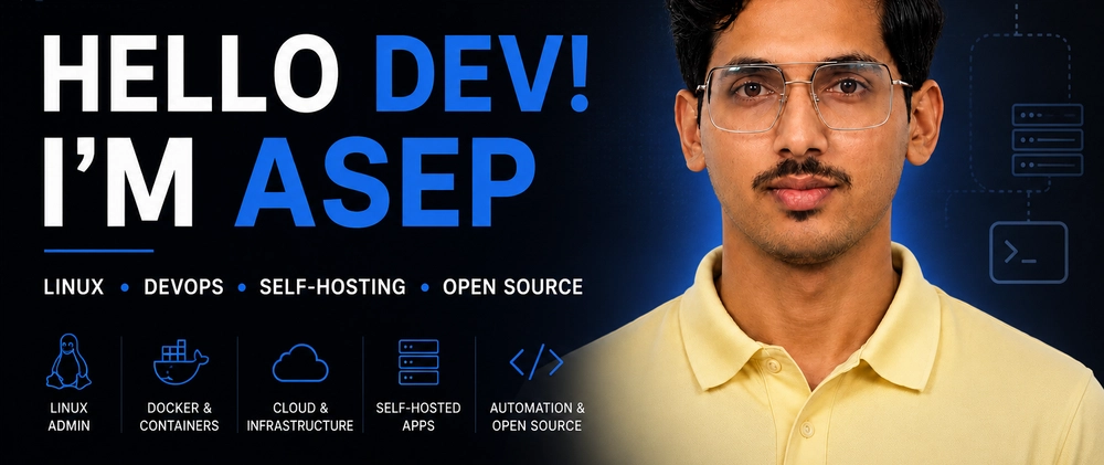 Cover image for Hello DEV! I'm Asep