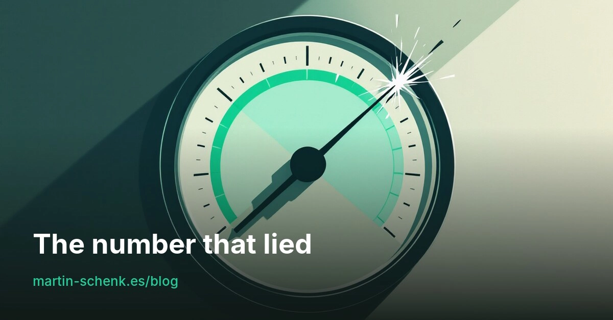 The number that lied: rebuilding a usage meter that actually helps