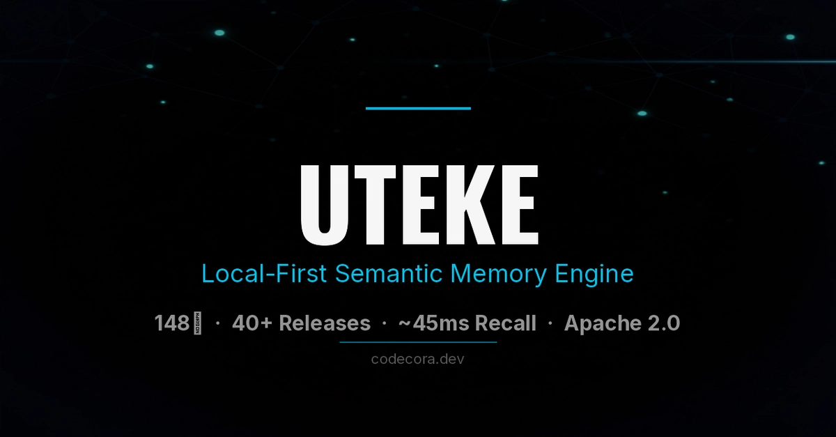 I built a memory engine for AI agents. No cloud required.