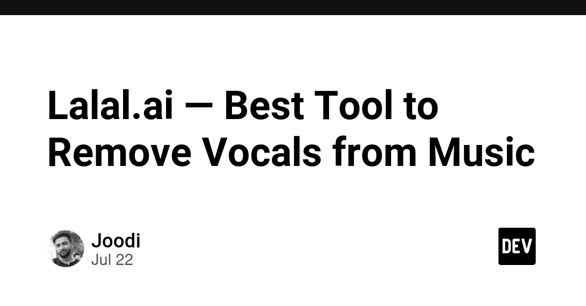 Lalal.ai — Best Tool to Remove Vocals from Music