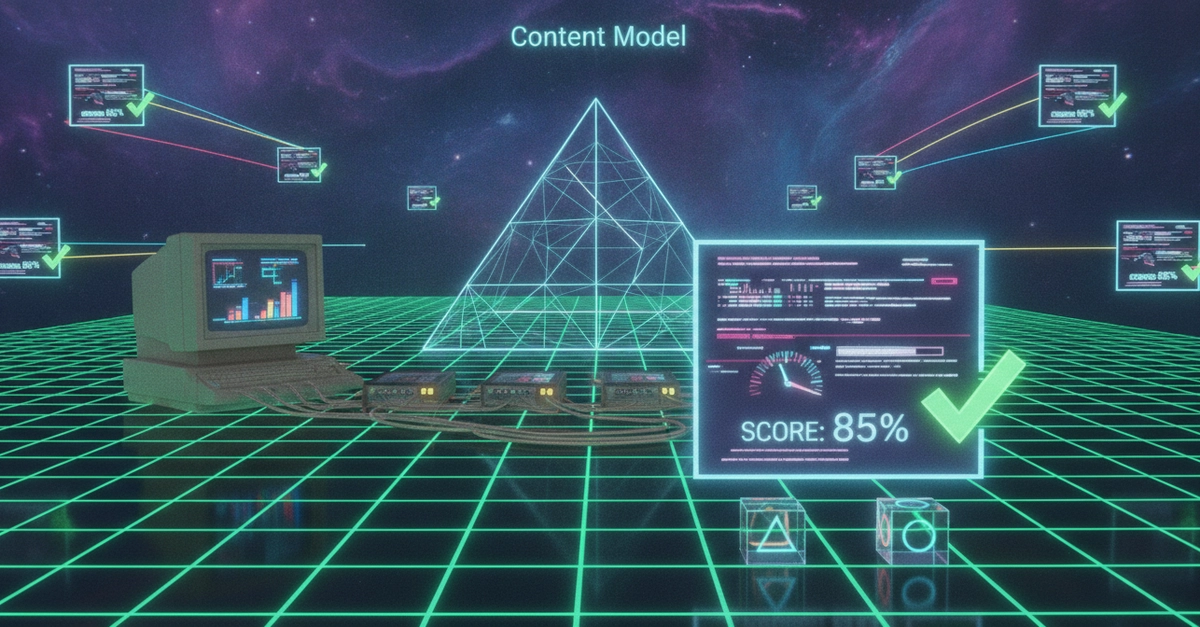 Scoring Documents Against a Content Model Without an LLM
