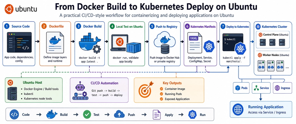 Cover image for From Docker Build to Kubernetes Deploy on Ubuntu: The Image Workflow That Never Changed