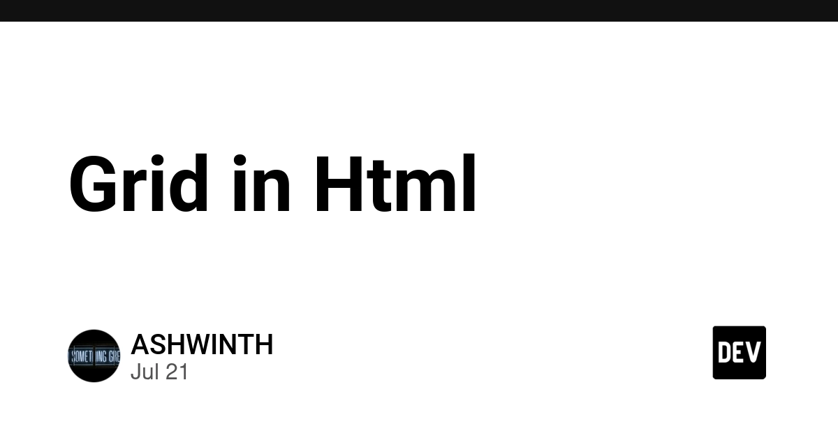 Grid in Html