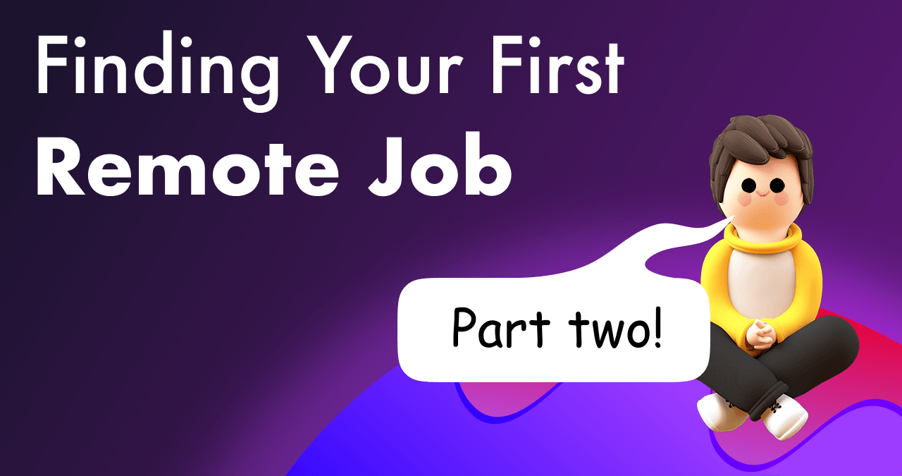 Finding your first remote job