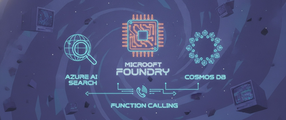 Cover image for Grounded Search Agents: Microsoft Foundry + Azure AI Search + Cosmos DB + Function Calling