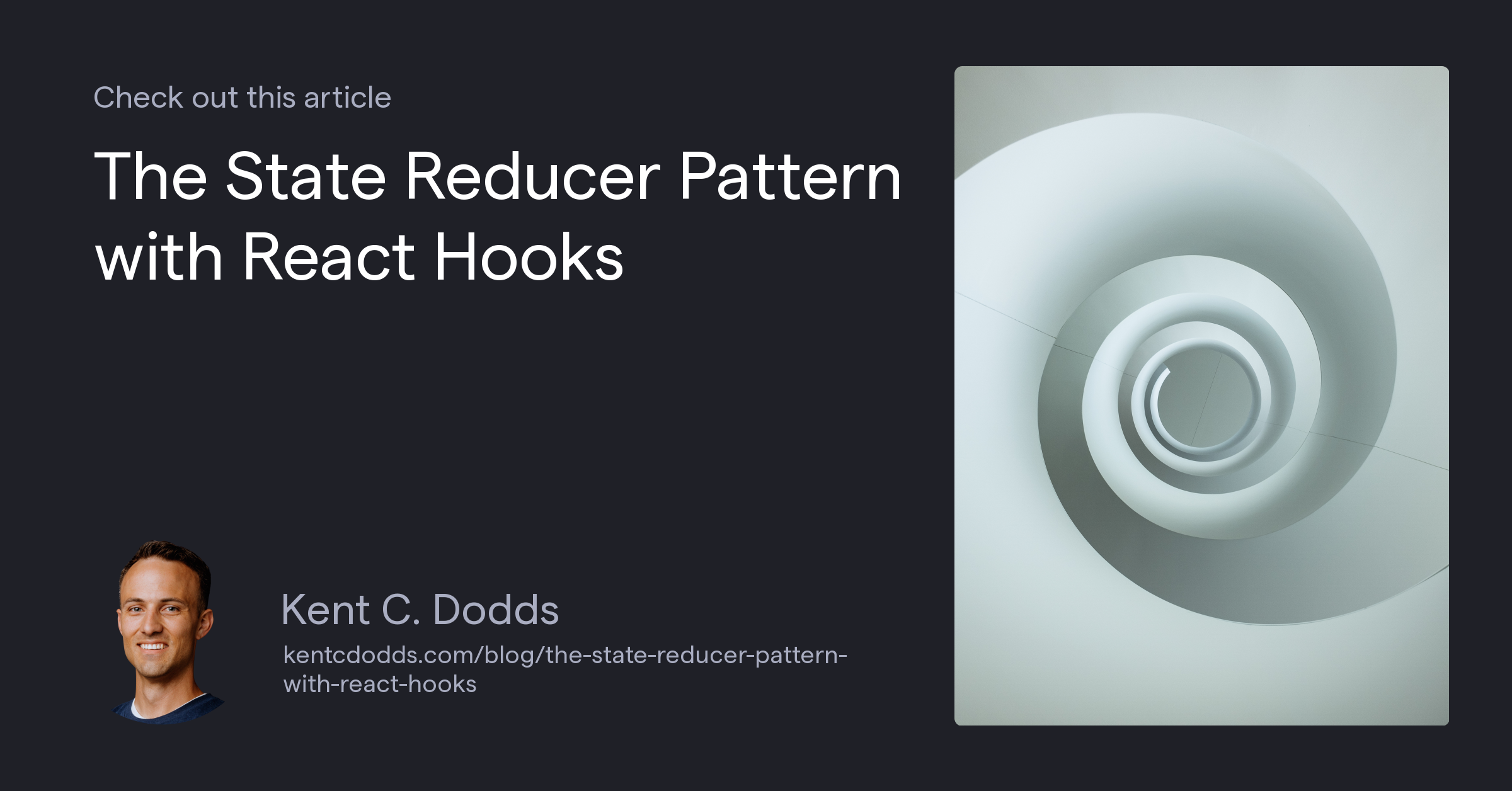 The State Reducer Pattern with React Hooks