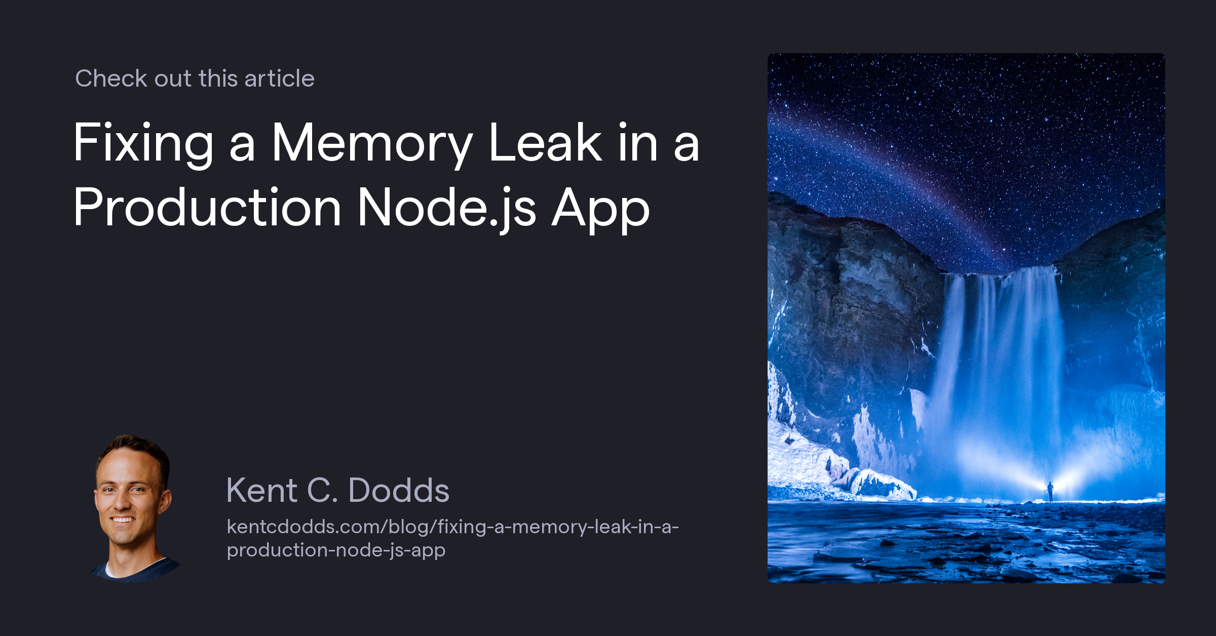 Fixing a Memory Leak in a Production Node.js App