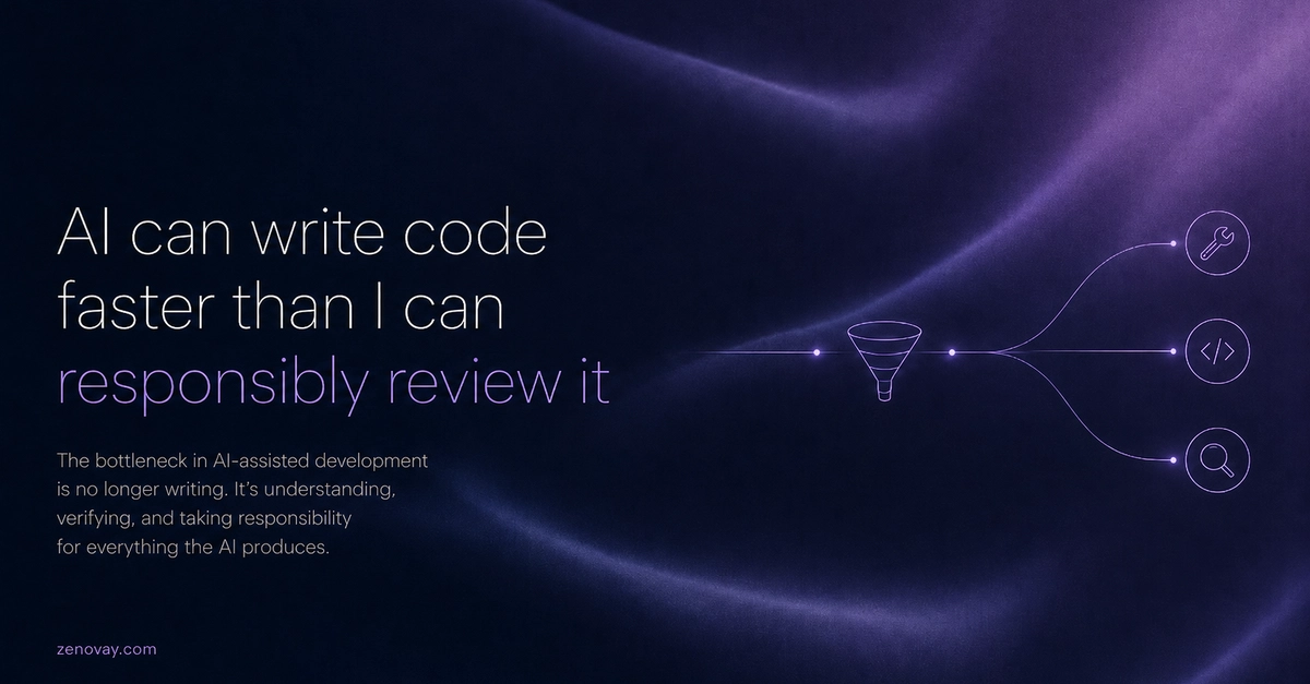 AI Can Write Code Faster Than I Can Responsibly Review It