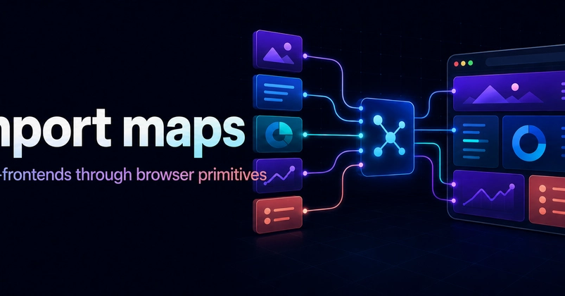 Composing micro-frontends with import maps and native ES modules