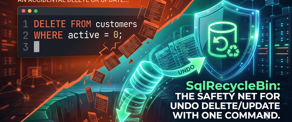 Cover image for SQL RecycleBin: An Undo Button for SQL Server