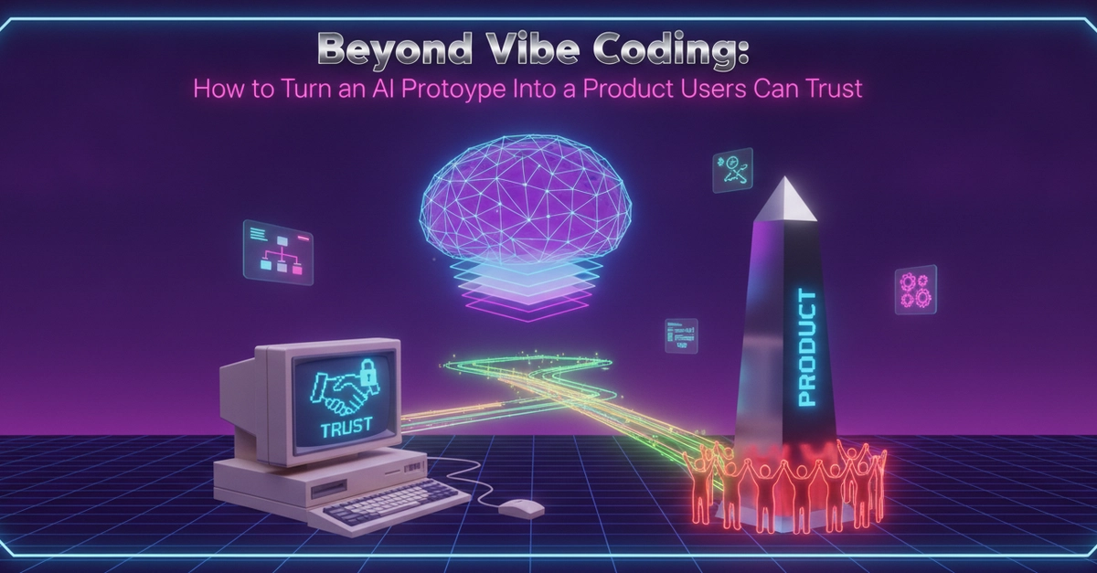 Beyond Vibe Coding: How to Turn an AI Prototype Into a Product Users Can Trust
