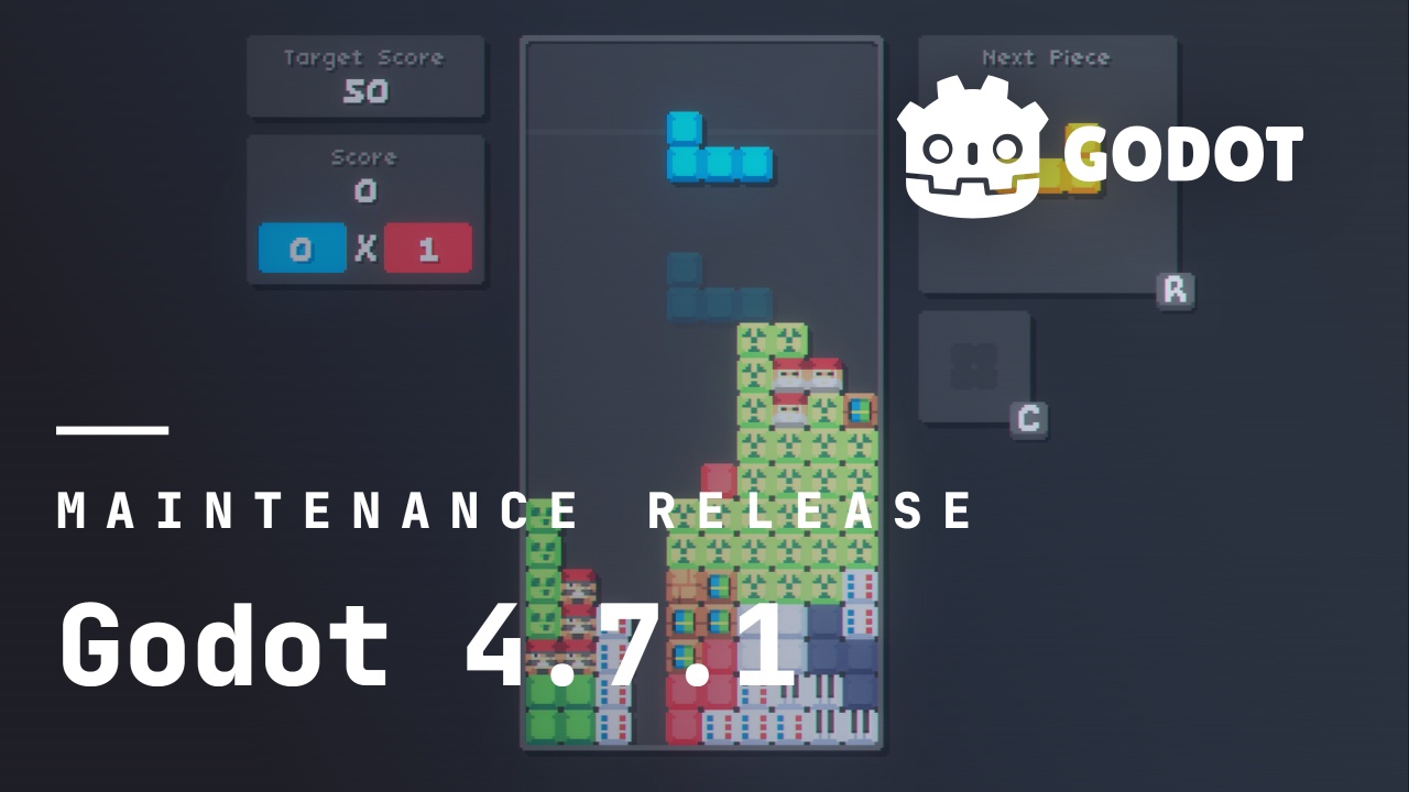 Maintenance release: Godot 4.7.1