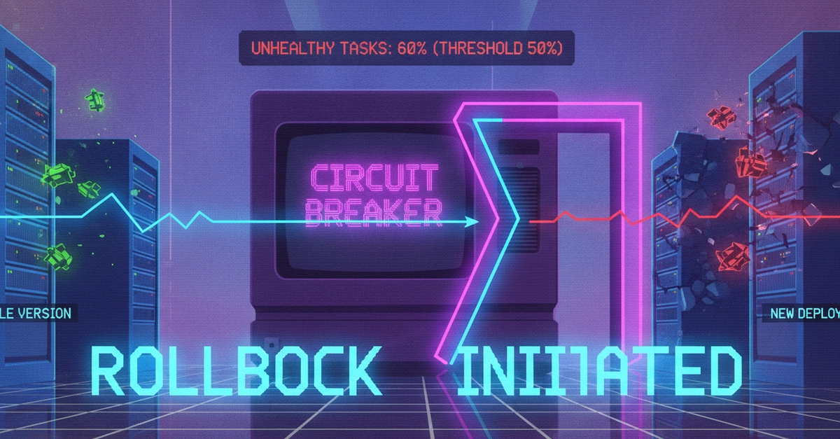 How the Amazon ECS deployment circuit breaker detects failures
