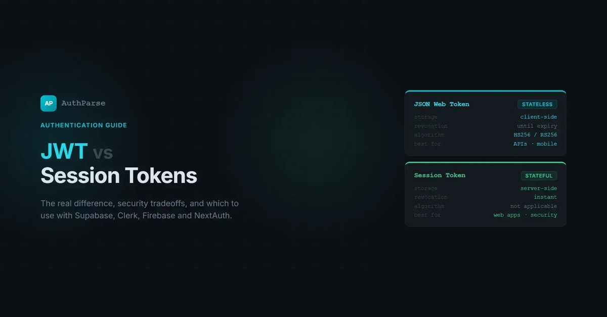 JWT vs Session Tokens | What’s the Difference and Which Should You Use?