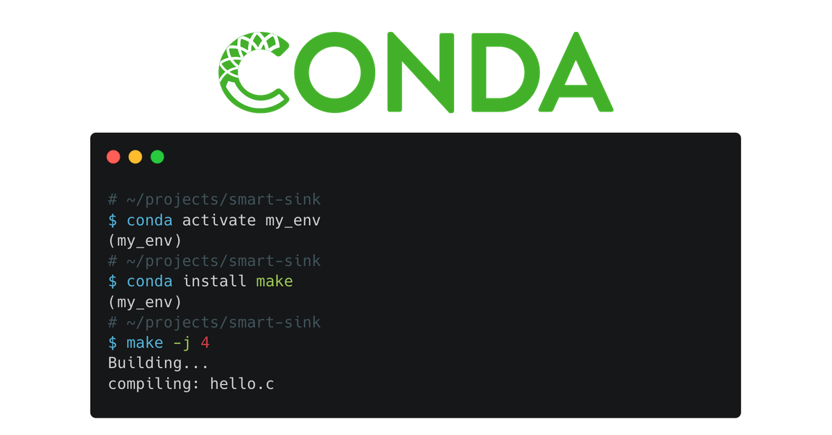 Managing Developer Environments with Conda