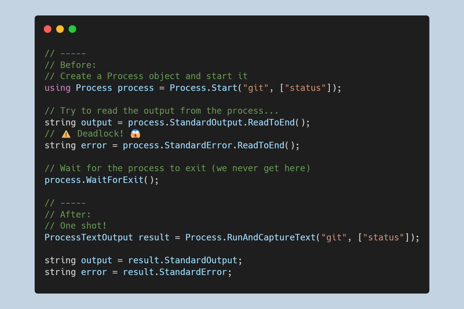 Improvements to reading Process outputs: Exploring the .NET 11 preview - Part 5