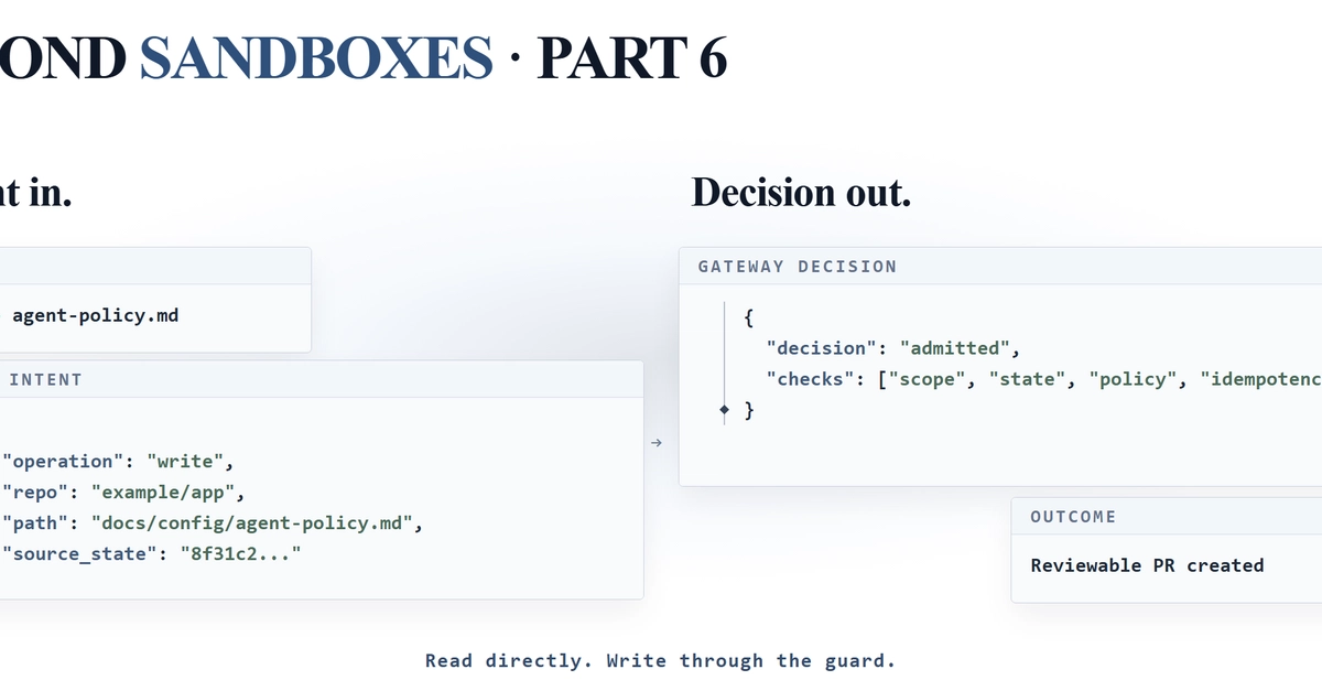The agent should not choose its own state view