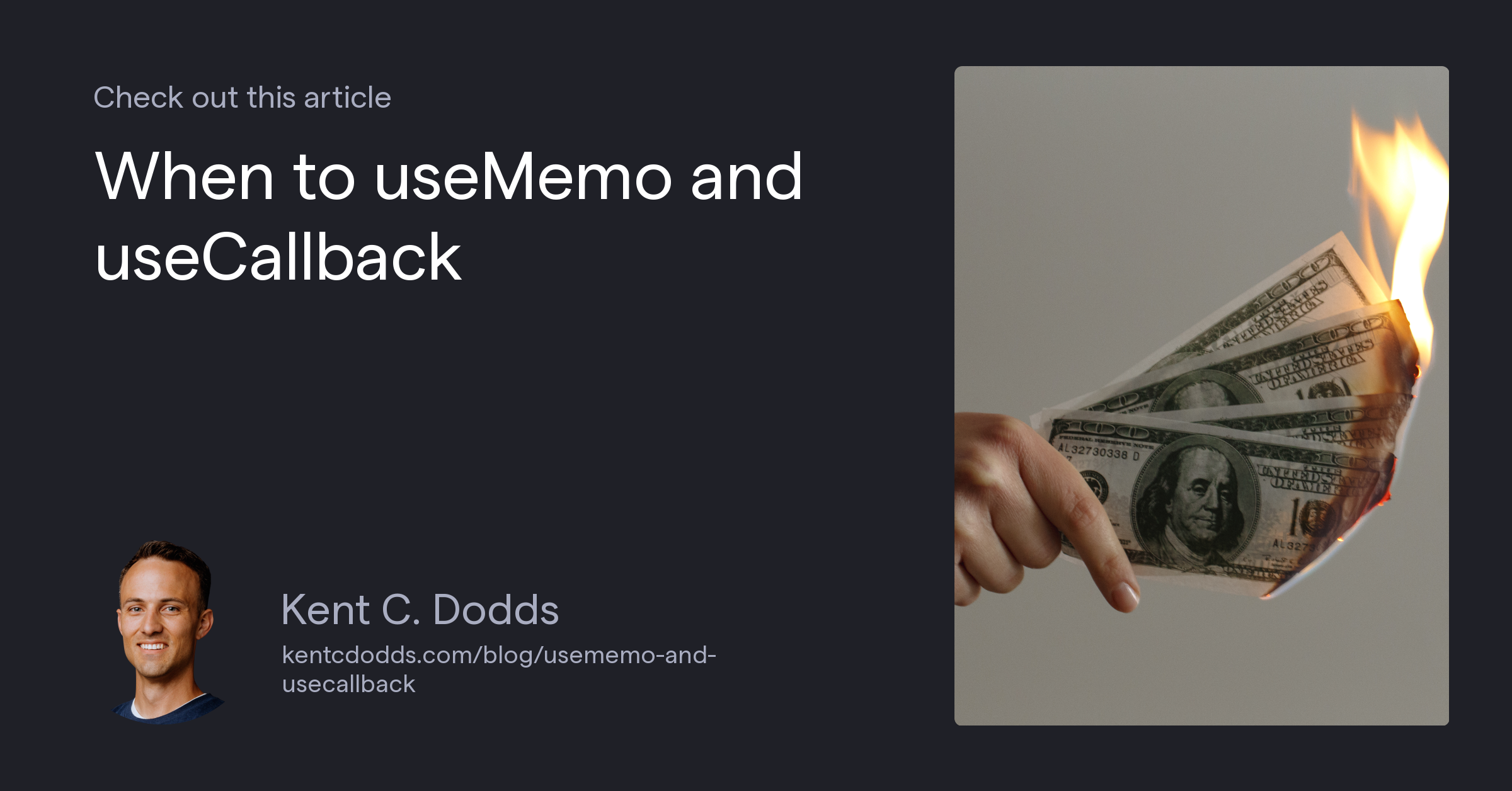 When to useMemo and useCallback