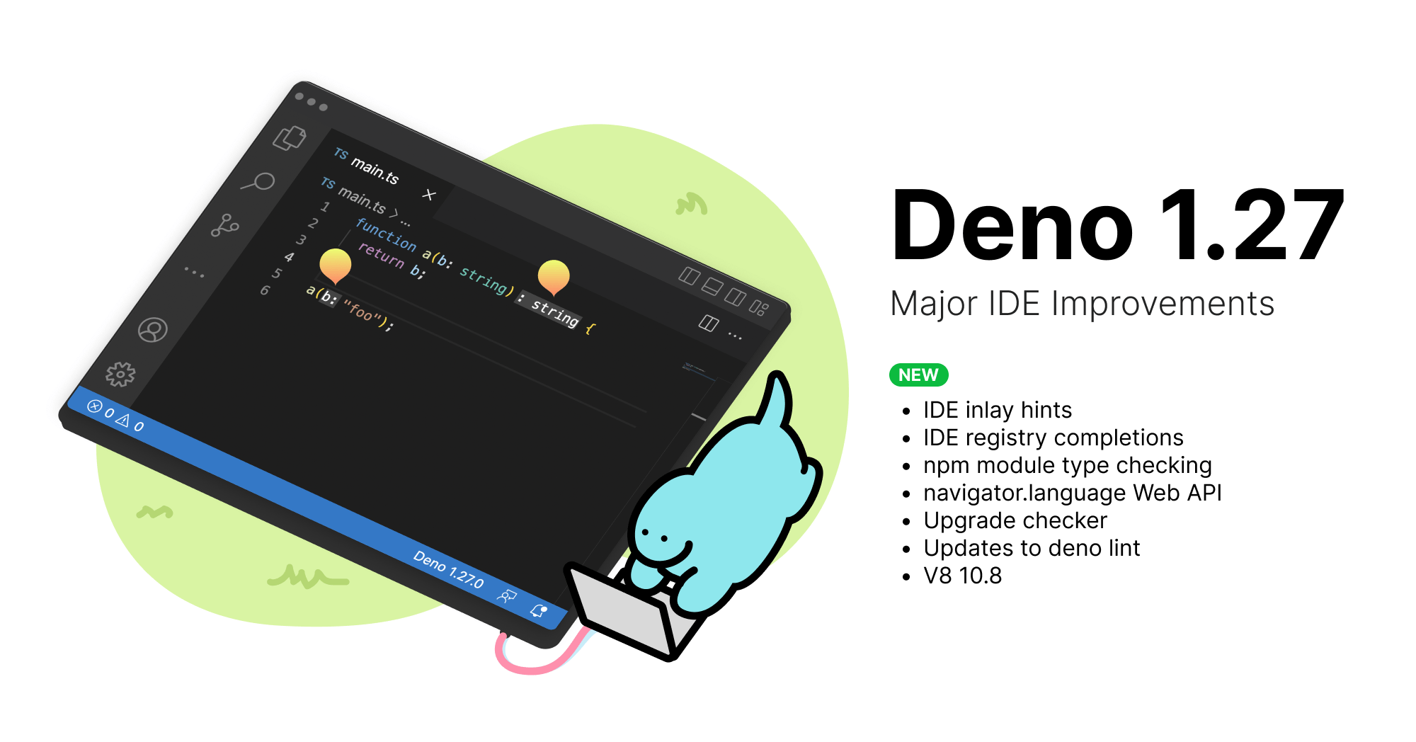 Deno 1.27: Major IDE Improvements