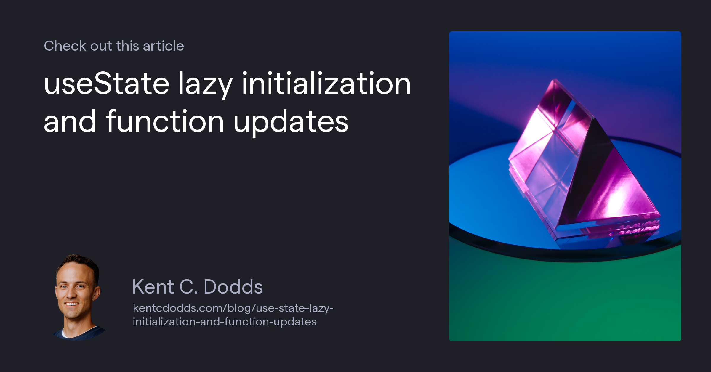 useState lazy initialization and function updates