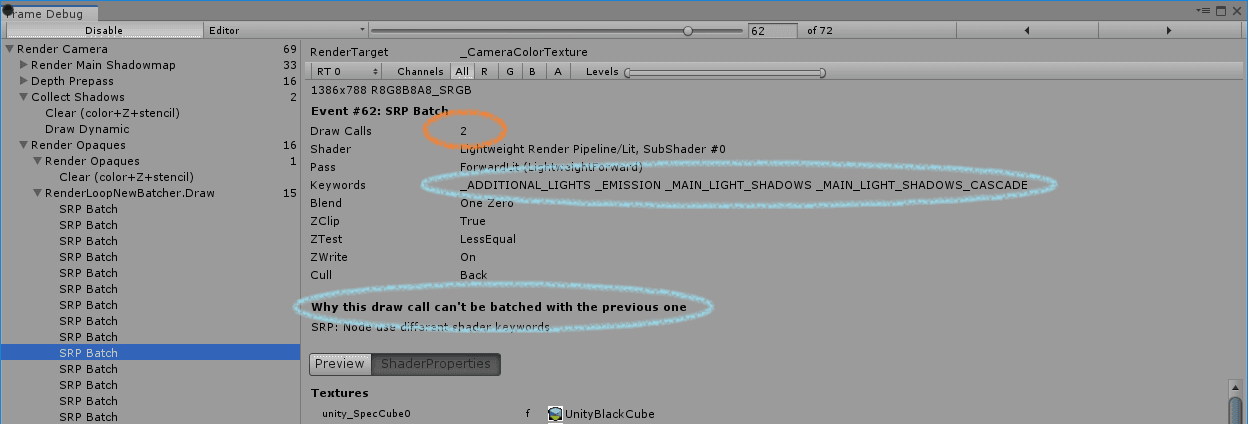 Frame Debugger