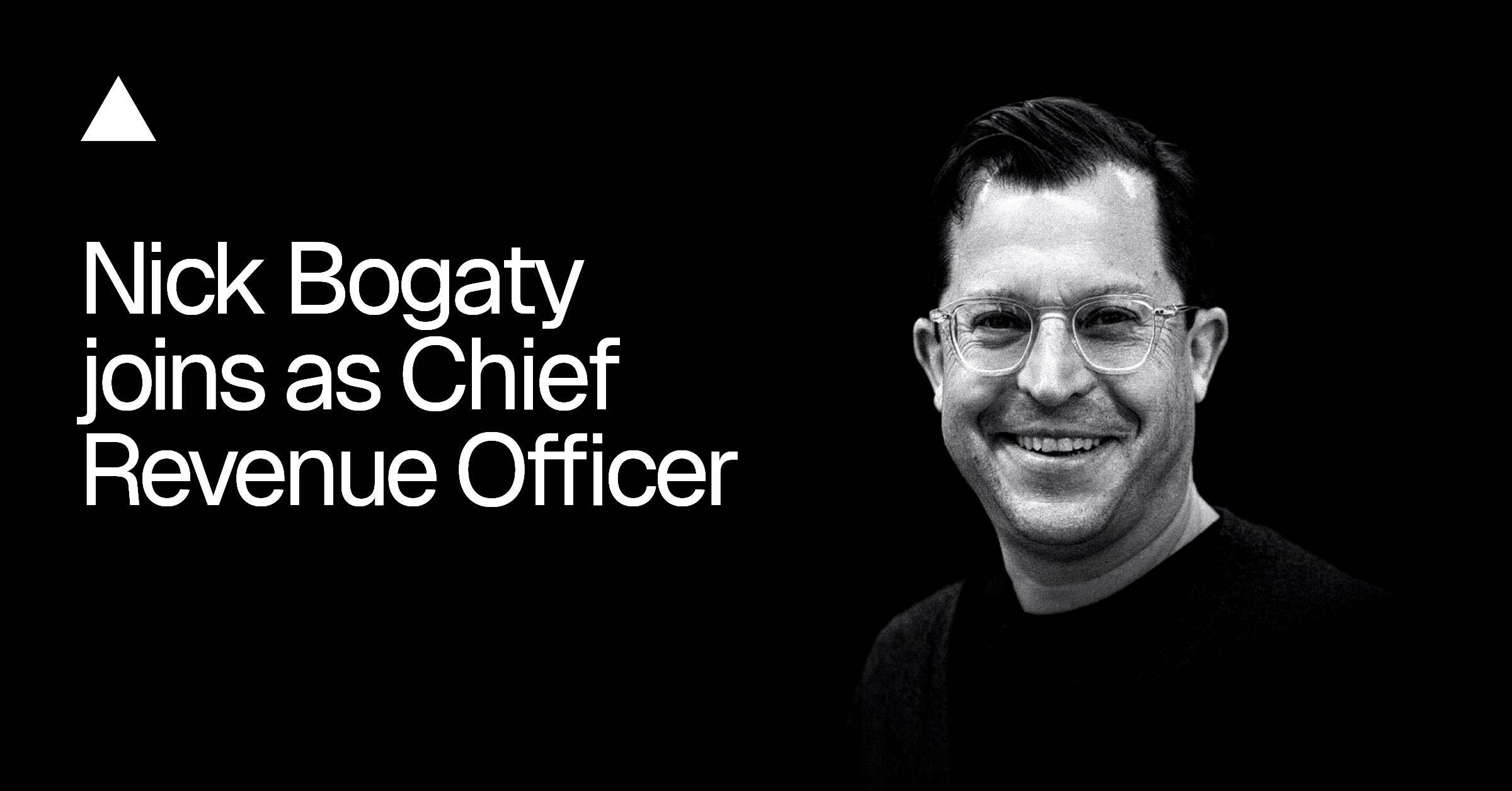 Nick Bogaty joins Vercel as Chief Revenue Officer