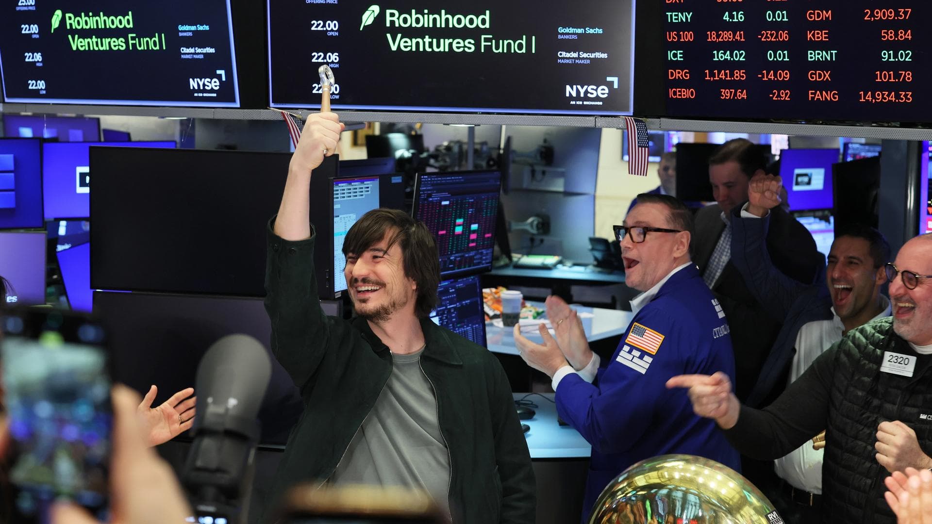 Robinhood CEO Vlad Tenev. (Getty Images)