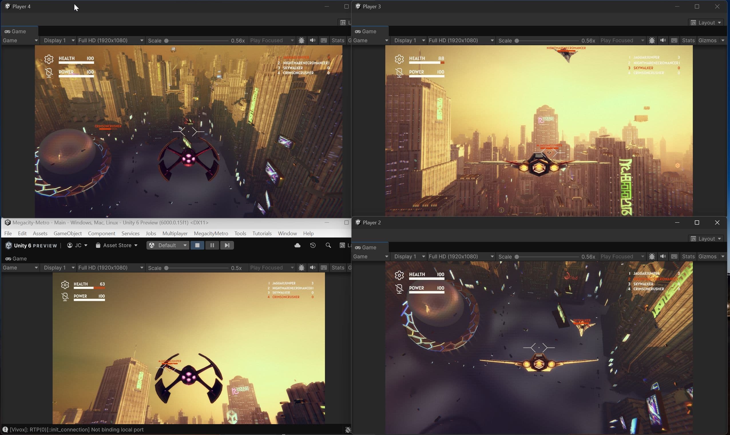 Demoing networked play in Multiplayer Play Mode