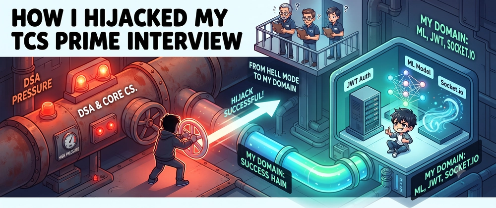 Cover image for How I Crashed My TCS Prime Interview and Talked My Way Out of Hell Mode