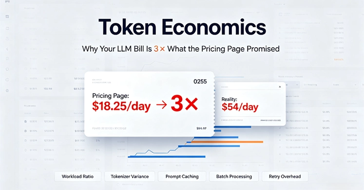 Token Economics: Why Your LLM Bill Is 3 What the Pricing Page Promised